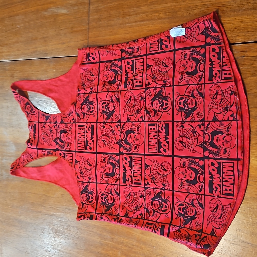 Red Marvel Small Racerback Tank Top - Picture 4 of 4